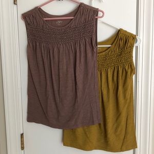 LOFT sleeveless tops size small BUNDLE